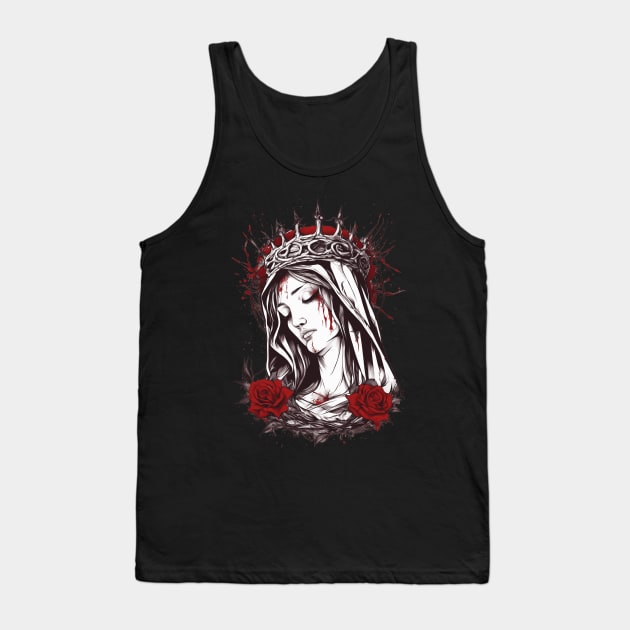 Virgin Mary Tank Top by animegirlnft